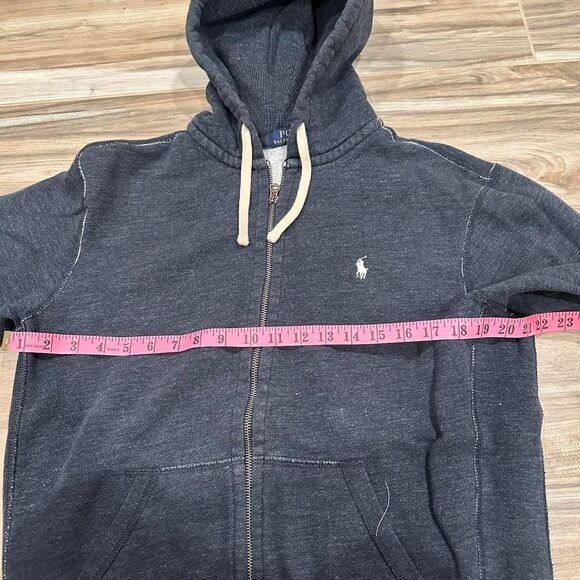 Polo-ralph-lauren Men's Grey and Navy Hoodie - Picture 4 of 5